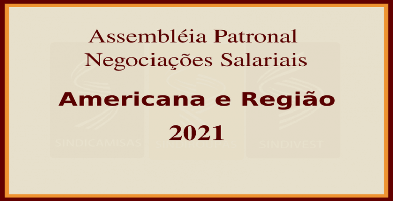 Convite Assembleia Patronal Americana e Região